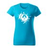 renault splash damske tricko biela tyrkysova