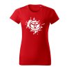 toyota splash damske tricko biela cervena