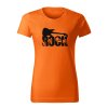 rock damske tricko 3 oranzova