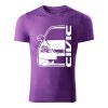 honda civic 7g front panske tricko 180 g m2 biela fialova