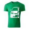 honda civic 7g front panske tricko 180 g m2 biela travova zelena
