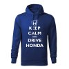 keep calm and drive honda panska mikina 1 kralovska modra