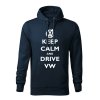 keep calm and drive volkswagen panska mikina 2 tmavo modra