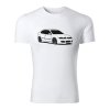 seat leon 1m panske tricko 180 g m2 cierna biela