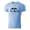 seat leon 1m panske tricko 180 g m2 cierna nebeska modra