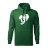 music lover panska mikina 2 tmavozelena