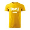 beast in the gym panske tricko 2 zlta