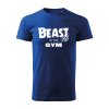 beast in the gym panske tricko 2 kralovska modra