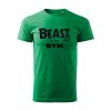 beast in the gym panske tricko 1 travova zelena