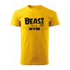 beast in the gym panske tricko 1 zlta