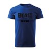 beast in the gym panske tricko 1 kralovska modra