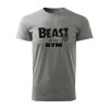 beast in the gym panske tricko 1 tmavosiva