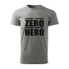 from zero to hero panske tricko 1 tmavosiva