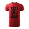 stay hungry panske tricko 1 cervena
