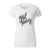 girl power damske tricko 1 biela