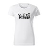 power damske tricko 1 biela