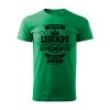 narodenie legendy panske tricko 1 travova zelena