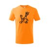 cesnak detske tricko oranzova