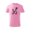 cesnak detske tricko ružová