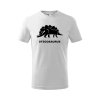stegosaurus detske tricko biela