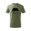 stegosaurus detske tricko khaki