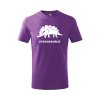 stegosaurus detske tricko 1 fialova