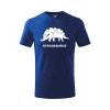 stegosaurus detske tricko 1 kralovska modra