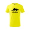 triceratops detske tricko citronova
