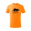 triceratops detske tricko oranzova