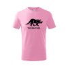 triceratops detske tricko ružová