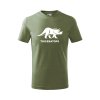 triceratops detske tricko 1 khaki