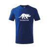 triceratops detske tricko 1 kralovska modra