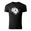 mercedes benz splash panske tricko biela cierna