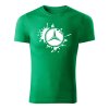mercedes benz splash panske tricko biela travova zelena