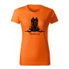kanarska doga damske tricko 1 oranzova
