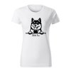 shiba inu damske tricko 1 biela