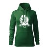 pudel damska mikina 2 tmavozelena