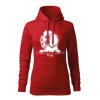 pudel damska mikina 2 cervena