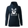 Welsh Corgi Pembroke damska mikina 2 tmavo modra