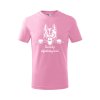 amerincky stafordcirsky terier detske tricko 2 ružová