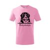 bernsky salasnicky pes detske tricko 1 ružová