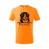 bernsky salasnicky pes detske tricko 1 oranzova