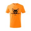 civava detske tricko 1 oranzova