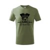 jack rusel terier detske tricko 1 khaki