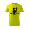 malinois detske tricko 1 limetkova