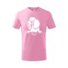 pudel detske tricko 2 ružová