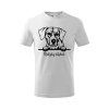 rodezsky ridgeback detske tricko 2 biela