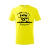 rodezsky ridgeback detske tricko 2 citronova