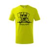 rodezsky ridgeback detske tricko 2 limetkova