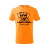 rodezsky ridgeback detske tricko 2 oranzova